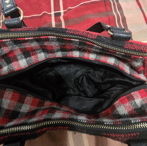 Juicy Couture Red Buffalo Check purse - Picture 6 of 6